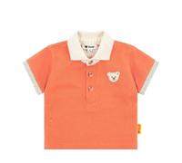 Steiff Poloshirt Kurzarm EU Größe 74 Flamingo, Polo-Shirt kurzärmelig, Polohemd für Kinder, Hemd mit Kragen, weich und bequem, waschmaschinenfest