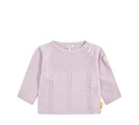 Steiff Pullover EU Größe 74 Orchid Hush, Jungen Pullover, Pulli langärmelig, Baby-Pulli, Pullover Rundhals, warm und bequem, waschmaschinenfest