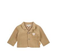 Steiff Sakko EU Größe 68 sesame, festliche Jacke für Jungen, Kinderjacke mit Knopfleiste, bequeme Passform, waschmaschinenfest