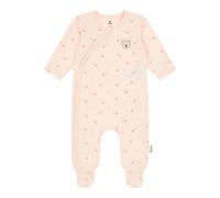 Steiff Schlafoverall mit Fuß Blumen Bär 62 rosa