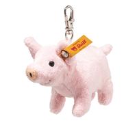 Steiff Anhänger Schwein 9cm rosa Glücksbringer, Glücksschweinchen, Plüsch Schwein Schlüsselanhänger, ideale Geschenkidee, waschmaschinenfest