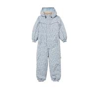 Steiff Schneeanzug EU Größe 116 cashmere blue, warmer Winter Overall, mit Kapuze, ideal für Schnee & Outdoor, Skianzug für Kinder, waschmaschinenfest