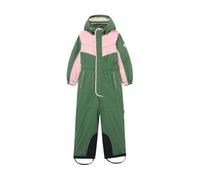 Steiff Schneeanzug EU Größe 122 bronze green, warmer Winter Overall, mit Kapuze, ideal für Schnee & Outdoor, Skianzug für Kinder, waschmaschinenfest