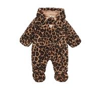 Steiff Schneeanzug EU Größe 68 sesame, warmer Winter Overall, mit Kapuze, ideal für Schnee & Outdoor, Skianzug für Kinder, waschmaschinenfest