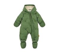 Steiff Schneeanzug EU Größe 74 bronze green, warmer Winter Overall, mit Kapuze, ideal für Schnee & Outdoor, Skianzug für Kinder, waschmaschinenfest