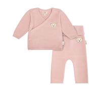 Steiff Set Hose + Wickeljacke GOTS - 50 / silver pink / 100% Baumwolle