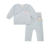 STEIFF Baby Set Strickjacke und Strickhose 2 teilig hellblau | 56