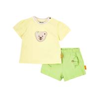 Steiff Set Shorts + T-Shirt - 80 / wax yellow / 95% Baumwolle 5% Elasthan