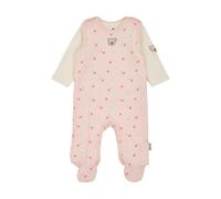 Steiff Set Strampler und T-Shirt langarm EU Größe 50 pearl blush, Baby-Strampler mit Tshirt, Strampelanzug für Babys, Body langärmelig Einteiler, weich und bequem