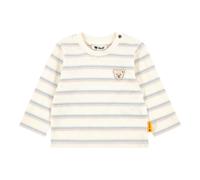 Steiff Shirt langarm Ringel Bär 68 natur/bunt