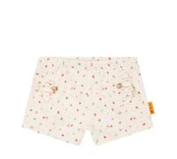 Steiff Shorts EU Größe 68 Antique White, Sommerhose, Kinder-Shorts, Kurze Hose, Babyhose für jeden Anlass, lockere Bequeme Passform, waschmaschinenfest