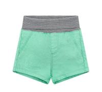 Steiff Shorts EU Größe 74 Winter Green, Sommerhose, Kinder-Shorts, Kurze Hose, Babyhose für jeden Anlass, lockere Bequeme Passform, waschmaschinenfest