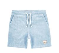 Steiff Shorts EU Größe 98 Chambray Blue, Sommerhose, Kinder-Shorts, Kurze Hose, Babyhose für jeden Anlass, lockere Bequeme Passform, waschmaschinenfest