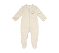 Steiff Strampler langarm GOTS - 50 / pumice stone / 100% Baumwolle