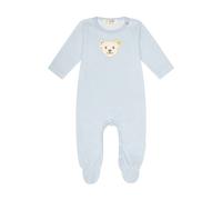 Steiff Strampler langarm GOTS - 62 / celestial blue / 100% Baumwolle