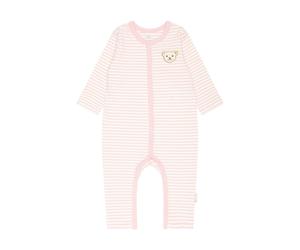 Steiff Strampler langarm GOTS - 74 / silver pink / 95% Baumwolle 5% Elasthan