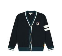 Steiff Strickjacke EU Größe 110 steiff navy, Kinder Strick-Jacke, Kinderjacke mit Knopfleiste für leichtes Anziehen, warme und bequeme Strickjacke, waschmaschinenfest