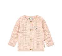 Steiff Strickjacke EU Größe 56 chintz rose, Kinder Strick-Jacke, Kinderjacke mit Knopfleiste für leichtes Anziehen, warme und bequeme Strickjacke, waschmaschinenfest