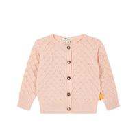 Steiff Strickjacke EU Größe 68 peach melba, Strick-Jacke, Kinderjacke mit Knopfleiste für leichtes Anziehen, warme und bequeme Strickjacke, waschmaschinenfest
