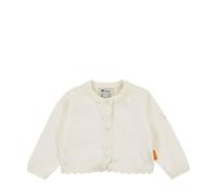 Steiff Strickjacke EU Größe 74 cloud dancer, Kinder Strick-Jacke, warme und bequeme Strickjacke, waschmaschinenfest