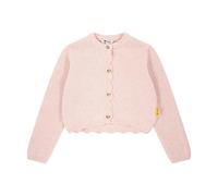 Steiff Strickjacke EU Größe 92 chintz rose, Kinder Strick-Jacke, Kinderjacke mit Knopfleiste für leichtes Anziehen, warme und bequeme Strickjacke, waschmaschinenfest