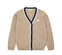 Steiff Strickjacke EU Größe 98 sesame, Kinder Strick-Jacke, warme und bequeme Strickjacke, waschmaschinenfest