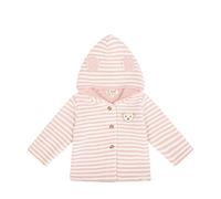 Steiff - Strickjacke WELLNESS gestreift in silver pink Gr.86