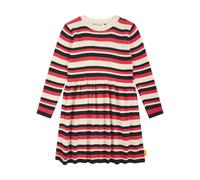 Steiff Strickkleid blau/rot/beige gestreift - 110