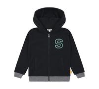 Steiff Sweatjacke EU Größe 104 steiff navy, Sweat-Jacke, Kapuzen-Jacke für Kleinkinder, weich und bequem, Kinder Sweatshirt, waschmaschinenfest