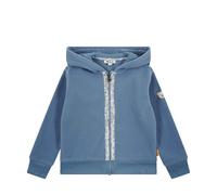 Steiff Sweatjacke EU Größe 104 stonewash, Kinder Sweat-Jacke, Kapuzen-Jacke für Kleinkinder, weich und bequem, Kinder Sweatshirt, waschmaschinenfest
