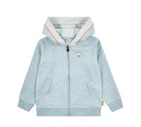 Steiff Sweatjacke EU Größe 122 chambray blue, Sweat-Jacke für Kleinkinder, weich und bequem, Kinder Sweatshirt, waschmaschinenfest
