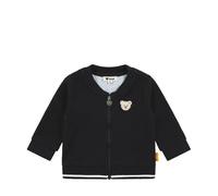 Steiff Sweatjacke EU Größe 56 steiff navy, Sweat-Jacke, Kapuzen-Jacke für Kleinkinder, weich und bequem, Kinder Sweatshirt, waschmaschinenfest
