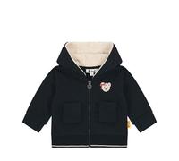 Steiff Sweatjacke EU Größe 68 steiff navy, Kinder Sweat-Jacke, Kapuzen-Jacke für Kleinkinder, weich und bequem, Kinder Sweatshirt, waschmaschinenfest