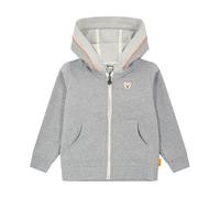 Steiff Sweatjacke EU Größe 92 drizzle, Sweat-Jacke, Kapuzen-Jacke für Kleinkinder, weich und bequem, Kinder Sweatshirt, waschmaschinenfest