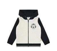 Steiff Sweatjacke EU Größe 98 eggnog, Kinder Sweat-Jacke, Kapuzen-Jacke für Kleinkinder, weich und bequem, Kinder Sweatshirt, waschmaschinenfest