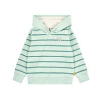 Steiff - Kapuzensweatshirt gestreift harbour grey melange 104