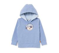 Steiff Sweatshirt EU Größe 116 Bijou Blue, Langarm-Sweatshirt, Longsleeve für Kinder, Pullover langärmelig, Babyoberteil, ideales Basic Shirt, bequem und weich, waschmaschinenfest