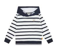 Steiff Sweatshirt EU Größe 128 Bright White, Langarm-Sweatshirt, Longsleeve für Kinder, Pullover langärmelig, Babyoberteil, ideales Basic Shirt, bequem und weich, waschmaschinenfest