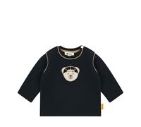 Steiff Sweatshirt EU Größe 56 steiff Navy, Langarm-Sweatshirt, Longsleeve für Kinder, Pullover langärmelig, Babyoberteil, ideales Basic Shirt, bequem und weich, waschmaschinenfest