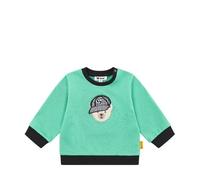 Steiff Sweatshirt EU Größe 56 Winter Green, Langarm-Sweatshirt, Longsleeve für Kinder, Pullover langärmelig, Babyoberteil, ideales Basic Shirt, bequem und weich, waschmaschinenfest