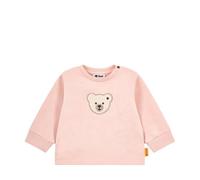 Steiff Sweatshirt EU Größe 74 Silver pink, Longsleeve für Kinder, Pullover langärmelig, ideales Basic Shirt, bequem und weich, waschmaschinenfest