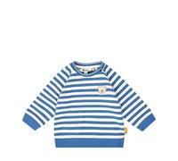 Steiff Sweatshirt EU Größe 92 Blue Yonder, Longsleeve für Kinder, Pullover langärmelig, ideales Basic Shirt, bequem und weich, waschmaschinenfest
