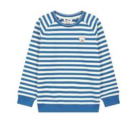 Steiff Sweatshirt EU Größe 92 Blue Yonder, Longsleeve für Kinder, Pullover langärmelig, ideales Basic Shirt, bequem und weich, waschmaschinenfest
