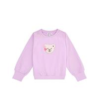 Steiff Sweatshirt EU Größe 92 Orchid Bouquet, Longsleeve für Kinder, Pullover langärmelig, ideales Basic Shirt, bequem und weich, waschmaschinenfest