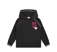 Steiff Sweatshirt EU Größe 98 steiff Navy, Jungen Langarm-Sweatshirt, Kapuzen Longsleeve für Kinder, Pullover langärmelig, Kinderoberteil, ideales Basic Shirt, bequem und weich, waschmaschinenfest