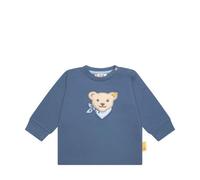 Steiff Sweatshirt ohne Kapuze mittelblau
