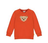 Steiff Sweatshirt ohne Kapuze orange