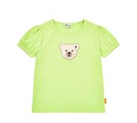 Steiff T-Shirt Kurzarm EU Größe 104 sap Green, Kurzarm Shirt, Sommer Shirt für Kinder, ideales Basic Shirt, bequem und weich, waschmaschinenfest