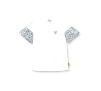 Steiff T-Shirt Kurzarm EU Größe 110 Bright White, Kurzarm Shirt, Sommer Shirt für Kinder, Babyoberteil, ideales Basic Shirt, bequem und weich, waschmaschinenfest