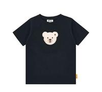 Steiff T-Shirt Kurzarm EU Größe 122 steiff Navy, Kurzarm Shirt, Sommer Shirt für Kinder, ideales Basic Shirt, bequem und weich, waschmaschinenfest